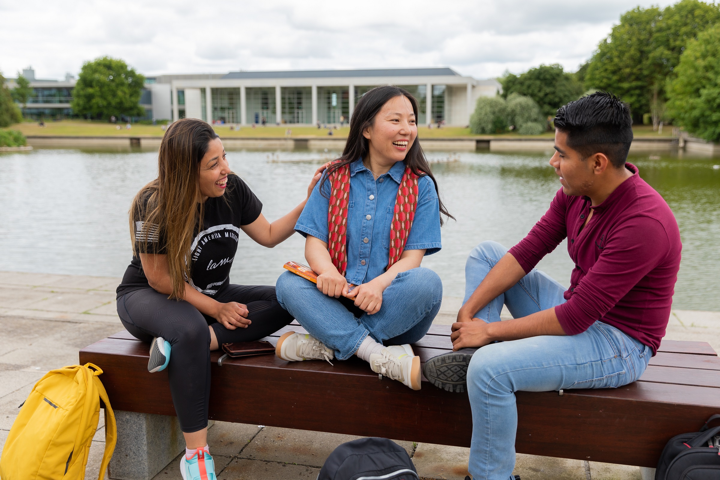 Students at the campus