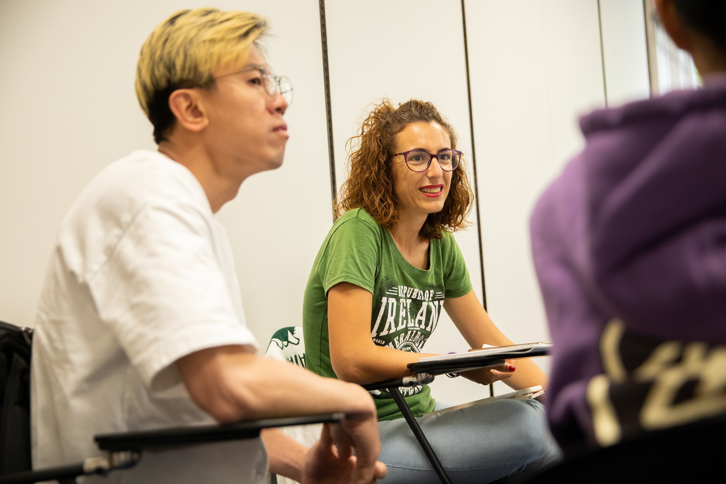 Students in the classroom